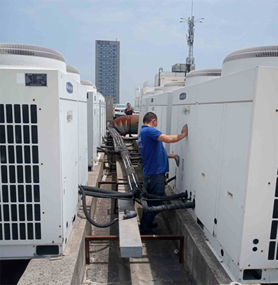 泉港中央空调制热和不制冷系统维修方法